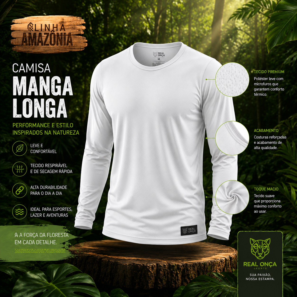 Camisa Manga Longa
